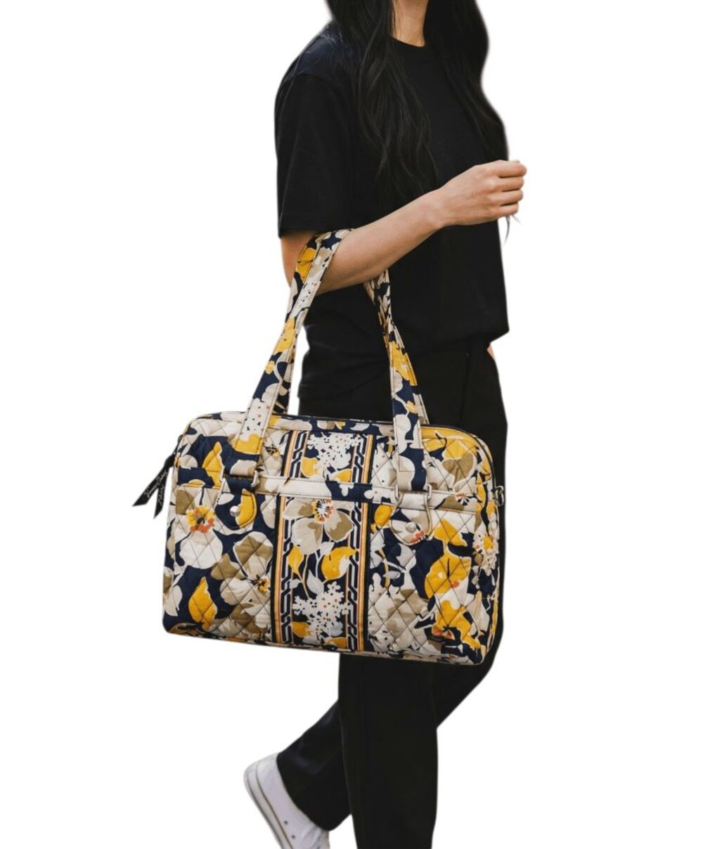 VERA BRADLEY Town Square Duffle Bag In Dogwood Pattern